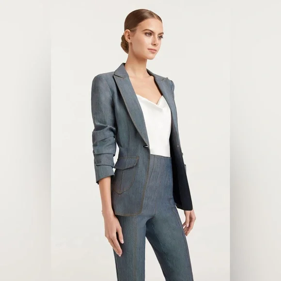 Cinq a Sept Suit Set: Louisa Blazer and Laurie Jeans - Picture 11 of 13